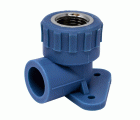2601500 Codo Mural H-H PPR Azul