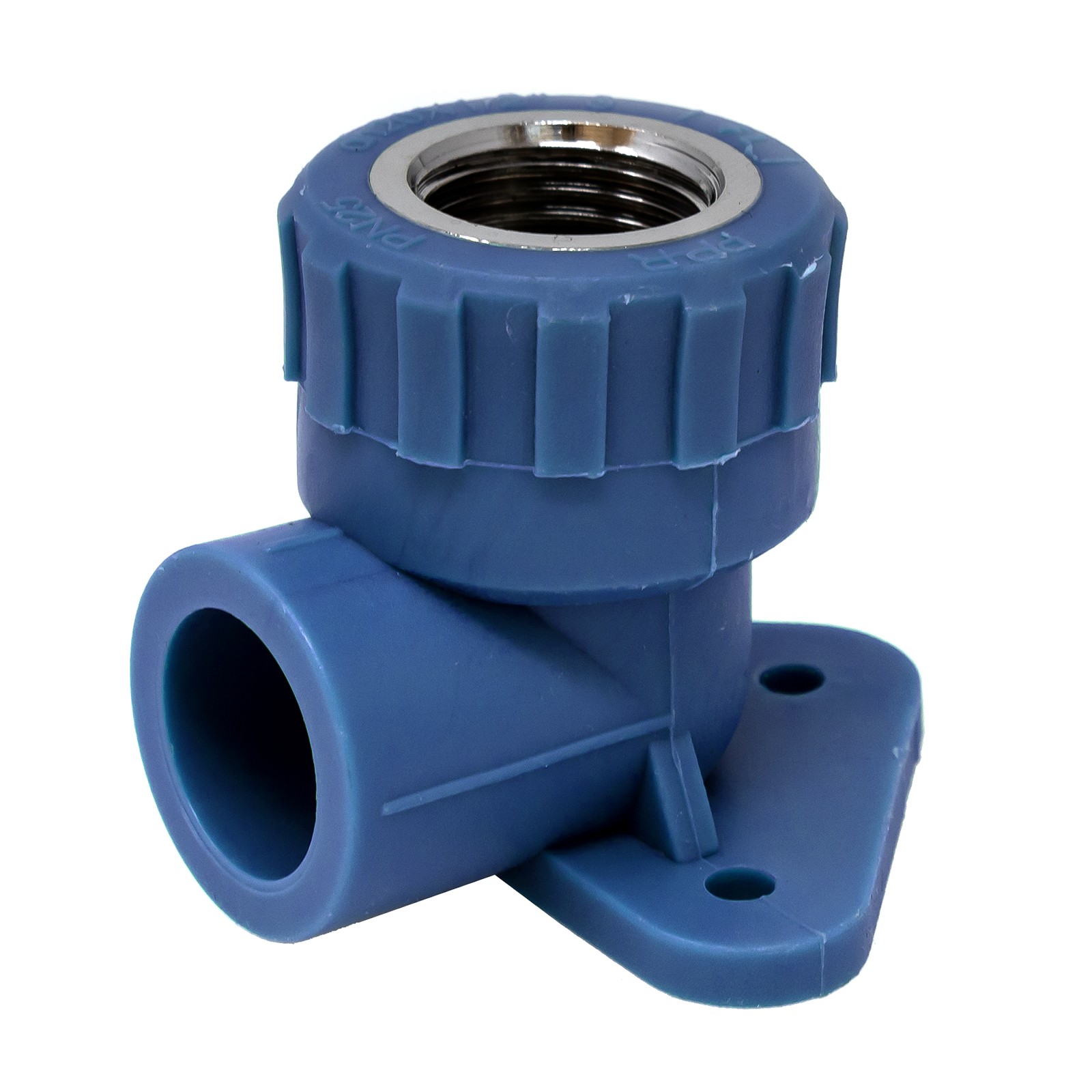 2601500 Codo Mural H-H PPR Azul