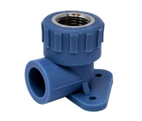2601500 Codo Mural H-H PPR Azul