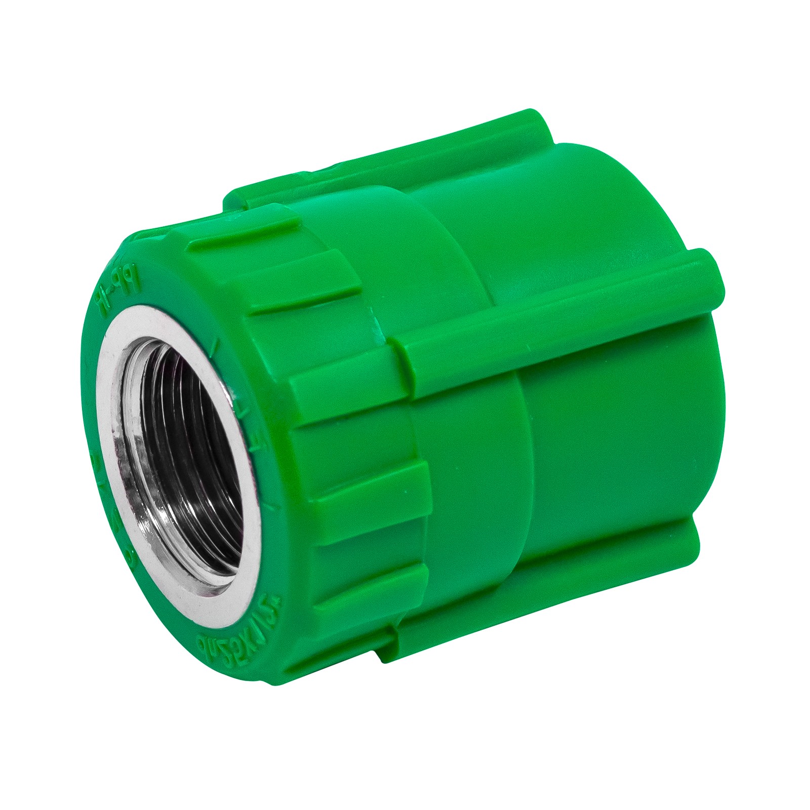 2602271 Racor Recto Hembra PPR Verde