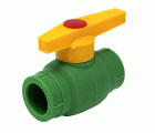 2602503 Válvula De Esfera Con Palanca PPR Verde