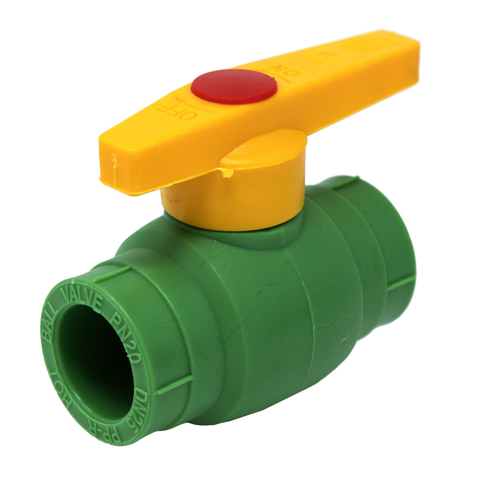 2602503 Válvula De Esfera Con Palanca PPR Verde