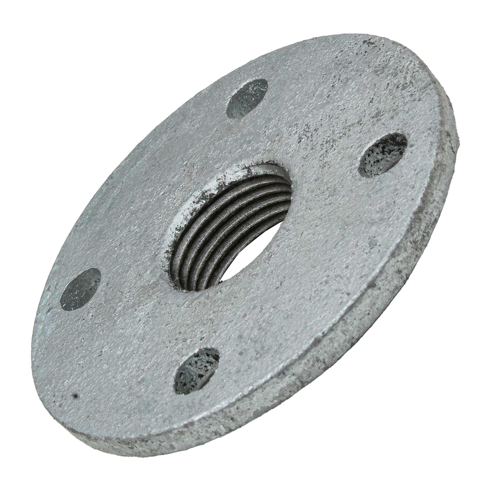 321 Brida Redonda Base Roscada Con Taladros