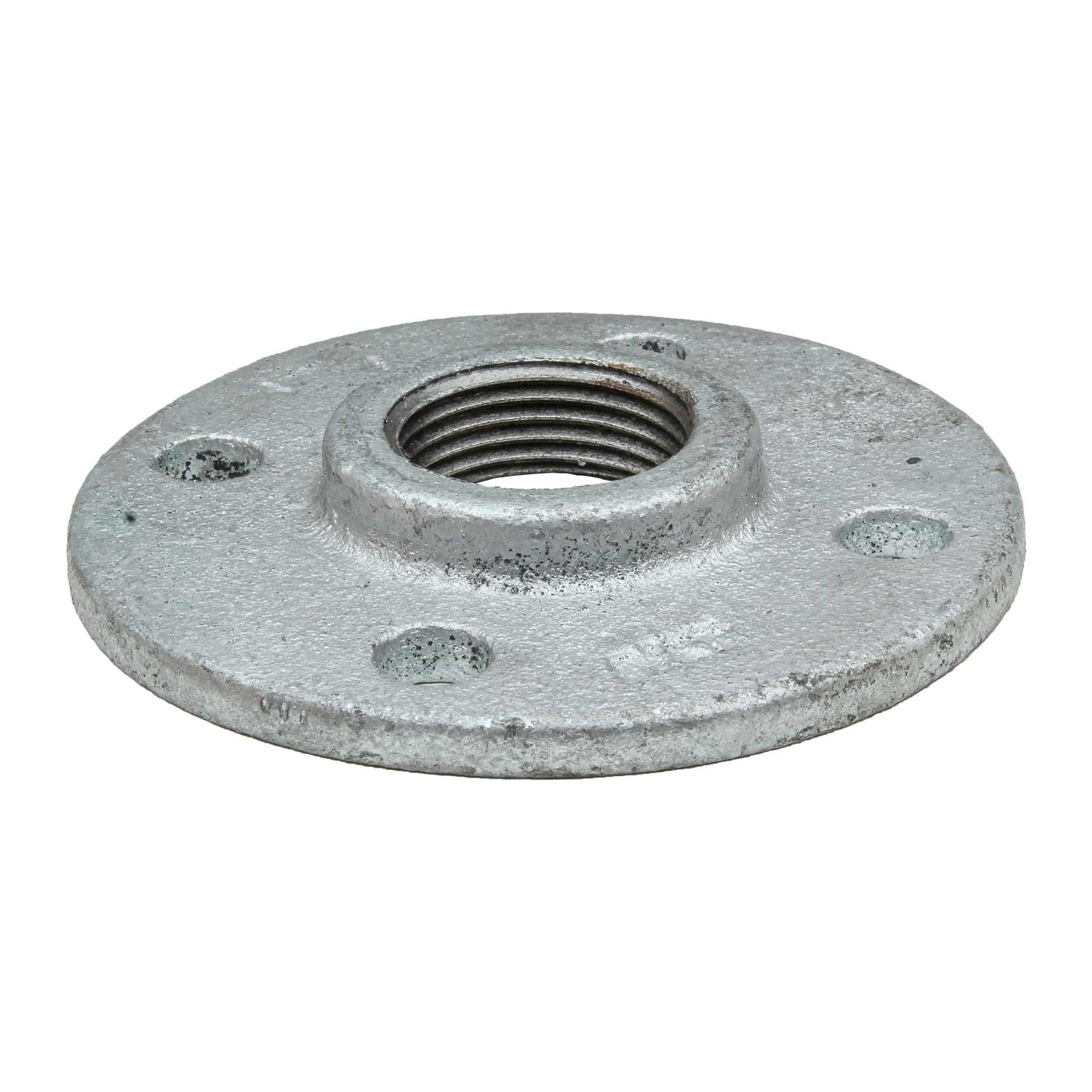 321 Brida Redonda Base Roscada Con Taladros