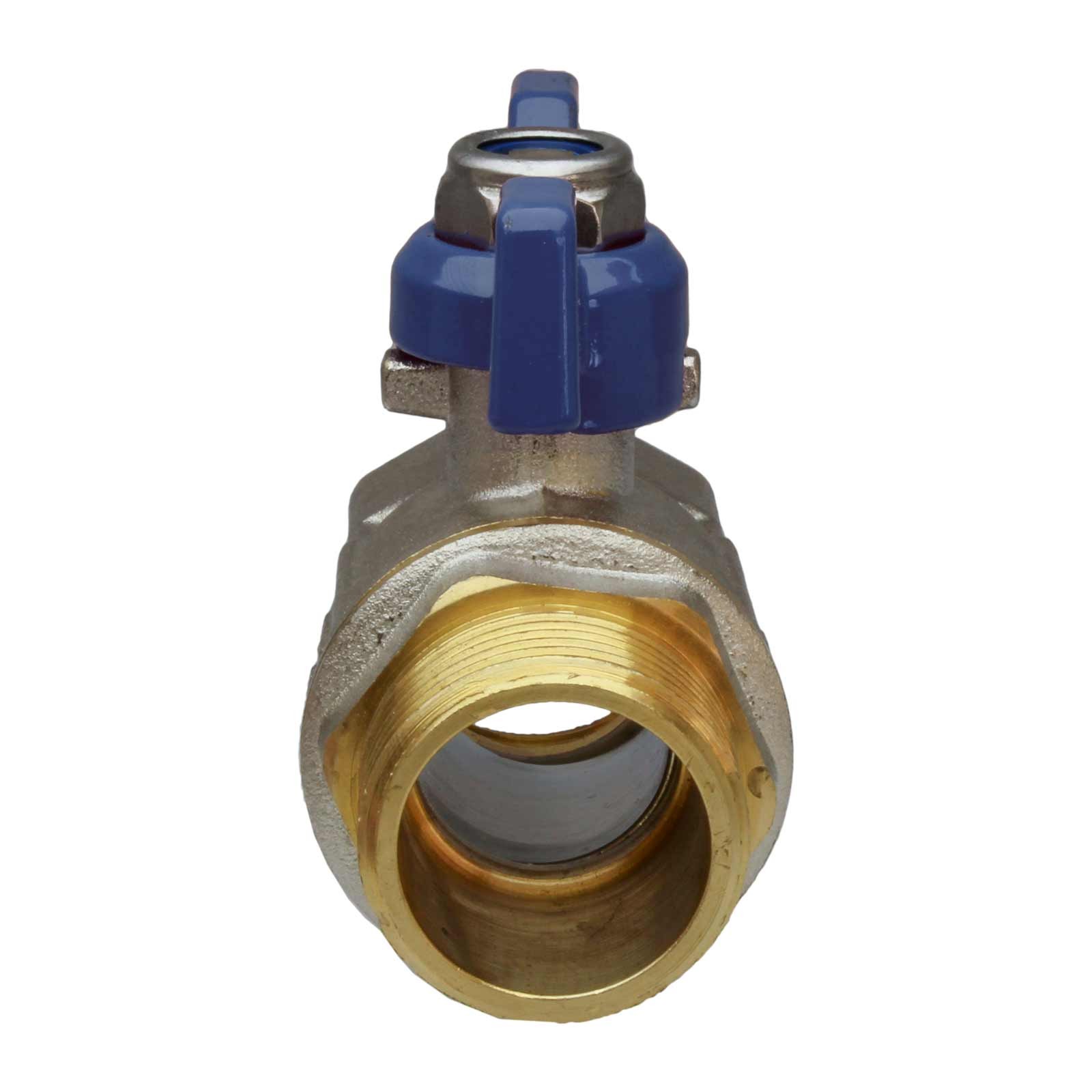 41032 Valvula Esfera PN-30 M-H Mando Palomilla Azul
