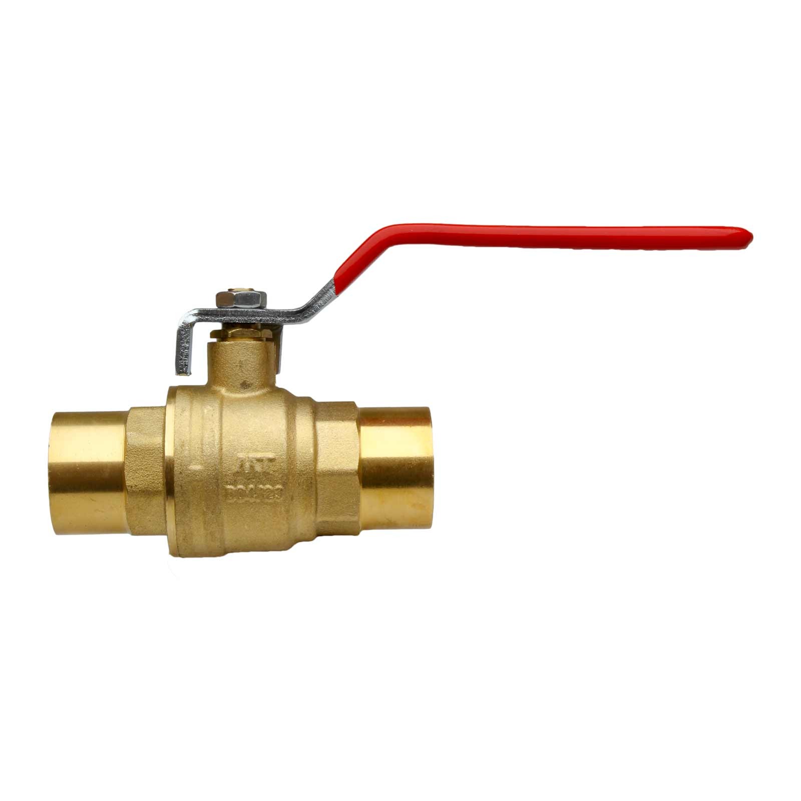 4107 Válvula Esfera Soldar PN-30 Palanca De Acero Cromado