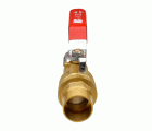 4107 Válvula Esfera Soldar PN-30 Palanca De Acero Cromado