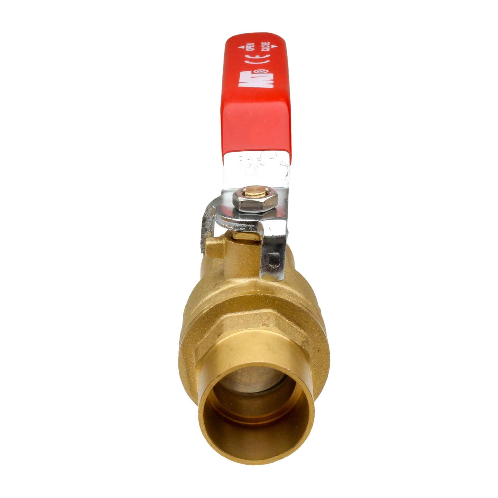 4107 Válvula Esfera Soldar PN-30 Palanca De Acero Cromado