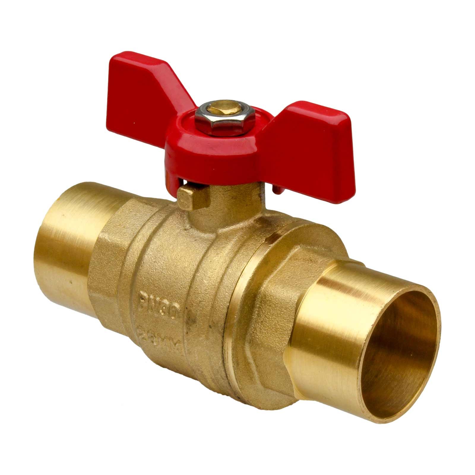 4108 Válvula Esfera Soldar PN-30 Mando Palomilla