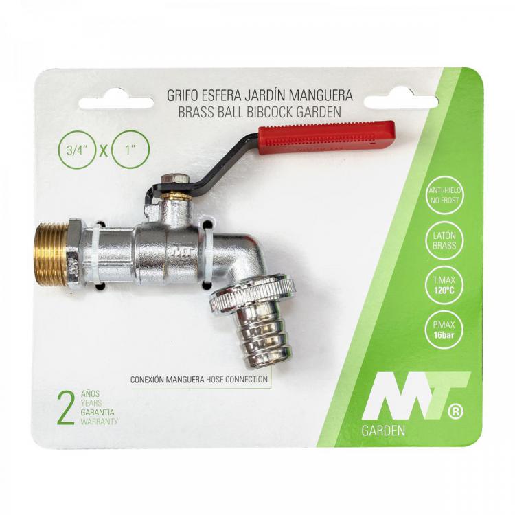 4111G Grifo Esfera Jardín PN-16 Enchufe Manguera