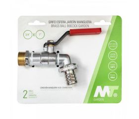 4111G Grifo Esfera Jardín PN-16 Enchufe Manguera