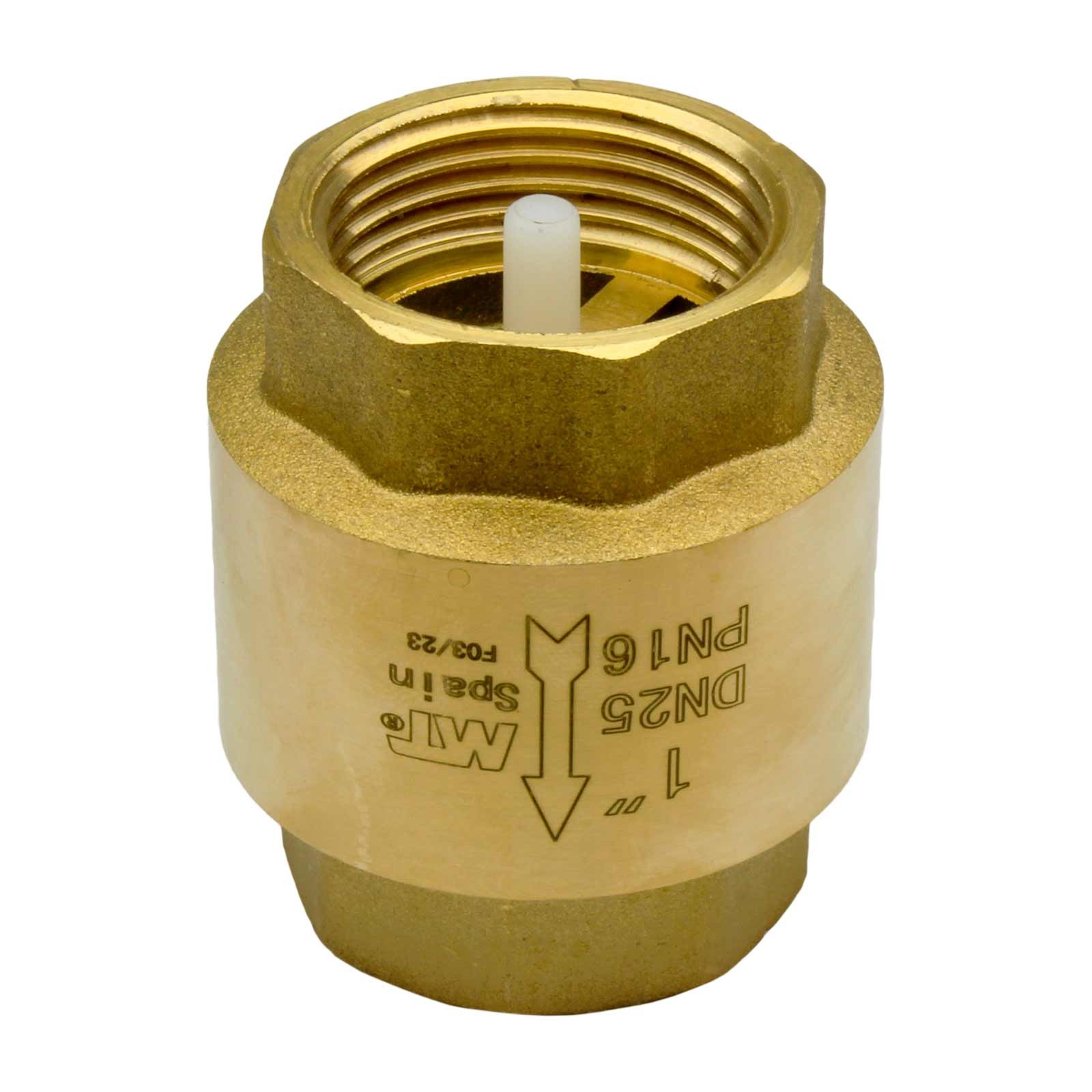 4115 Válvula De Retención Ligera Con Obturador Plástico H-H