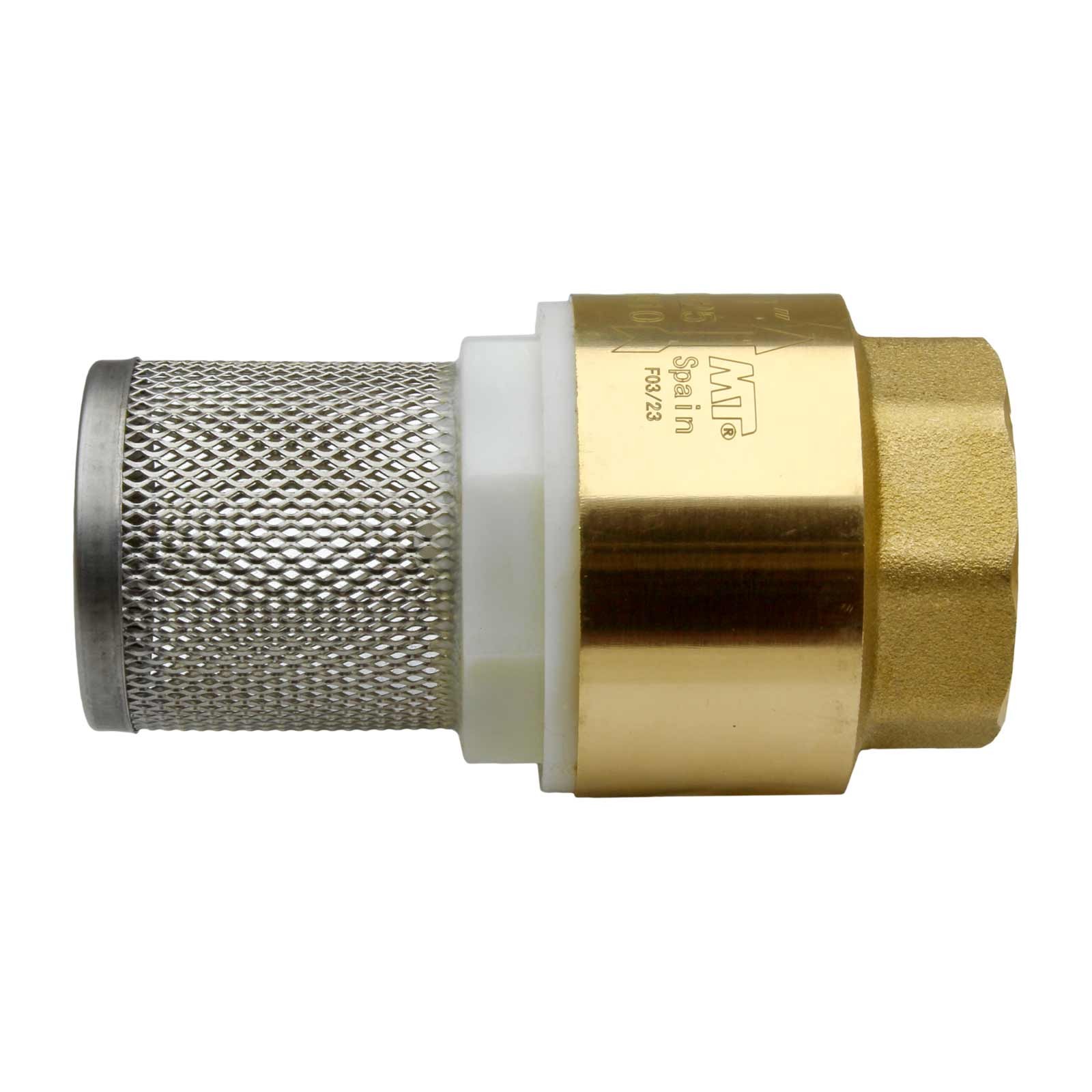 4117 Válvula De Pie Rosca Hembra Con Filtro