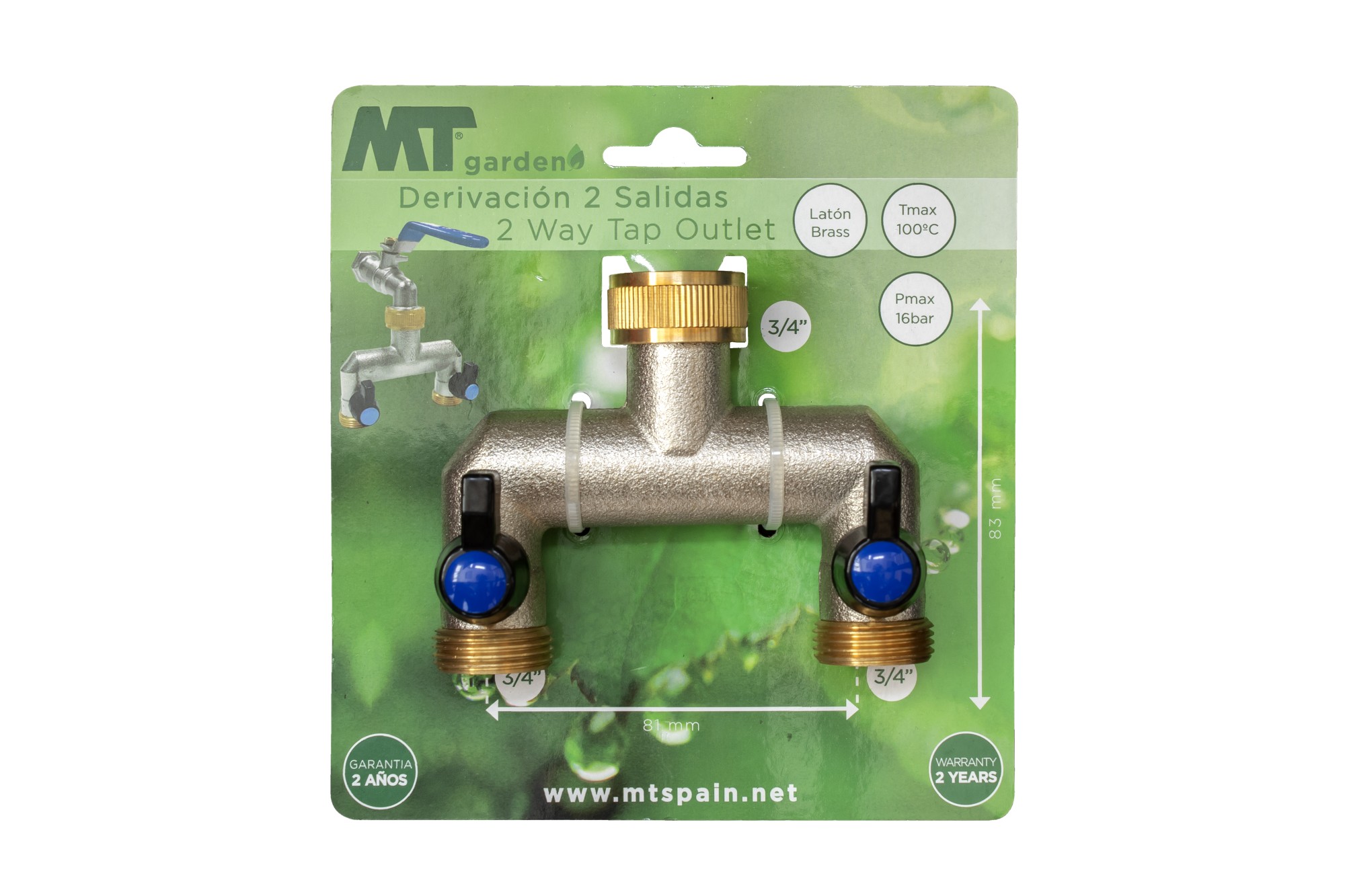 41302G Derivación Dos Salidas