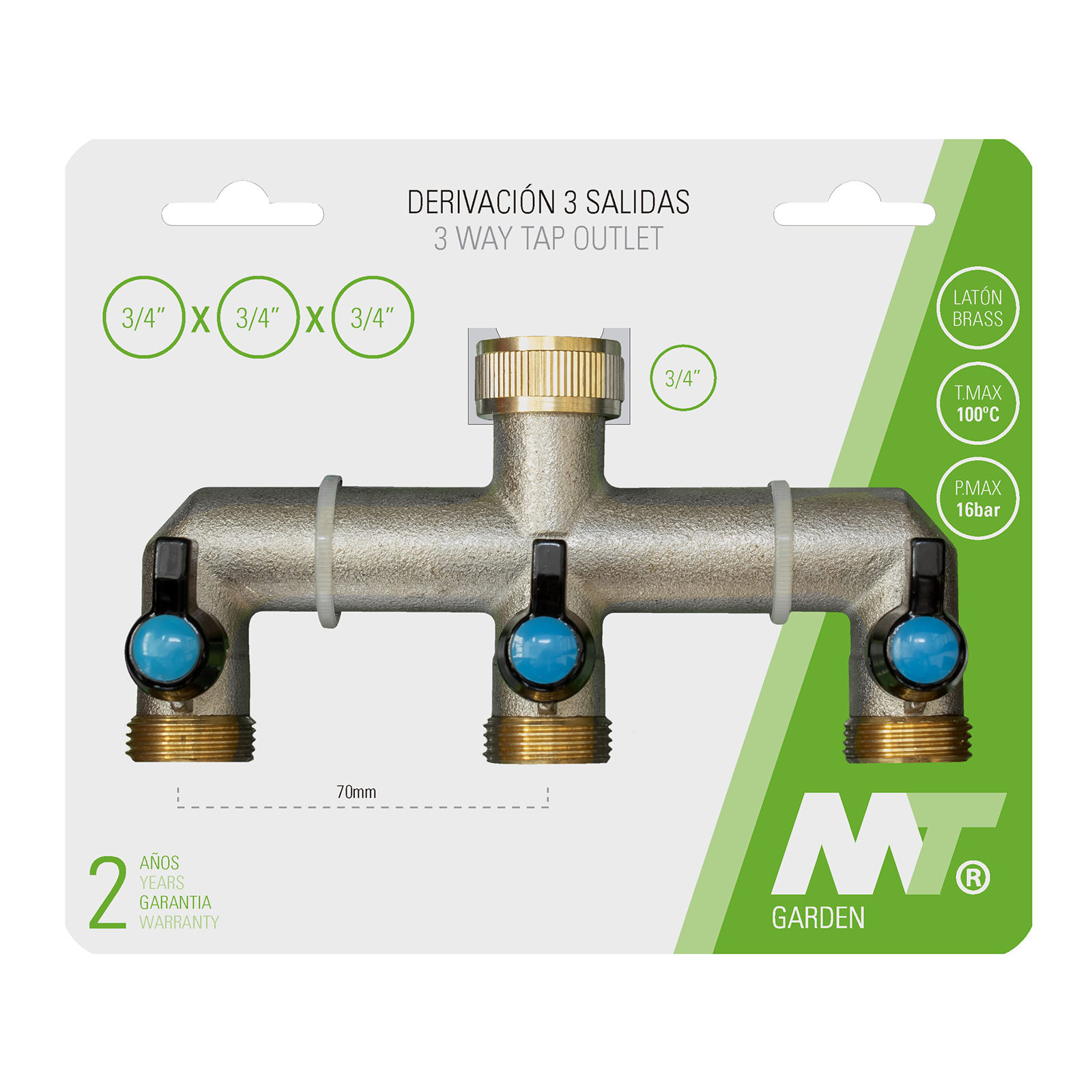 41303G Derivación Tres Salidas