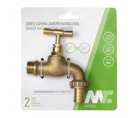 4145G Grifo Jardín De Latón PN-10 Enchufe Manguera Garden