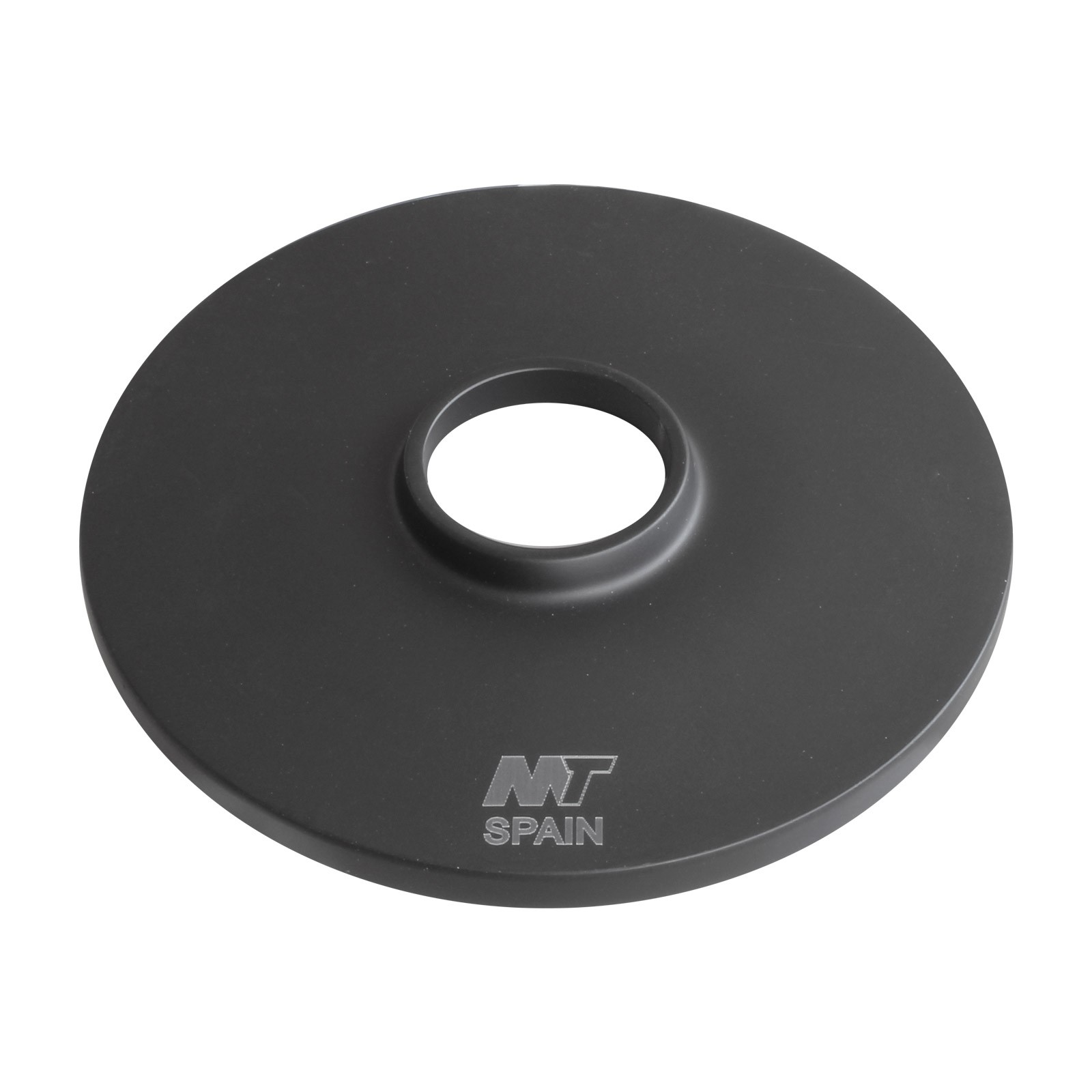 422521 Florón metálico negro para válvulas de empotrar Ø95mm