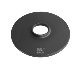 422521 Florón metálico negro para válvulas de empotrar Ø95mm