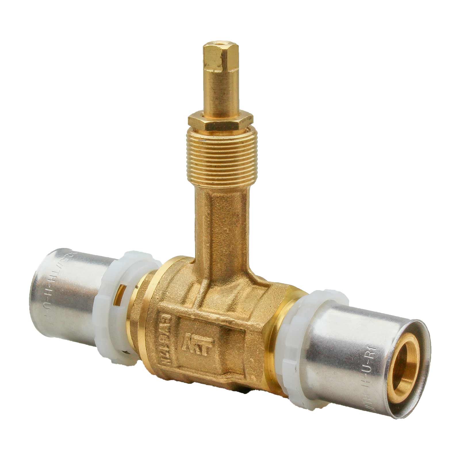 42642 Válvula Esfera Empotrar PN30 Conexión Multicapa Prensar