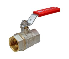 4295 Válvula Esfera PN-30 H-H Paso Total Palanca De Acero Inoxidable Maneta Ergonómica Color Rojo