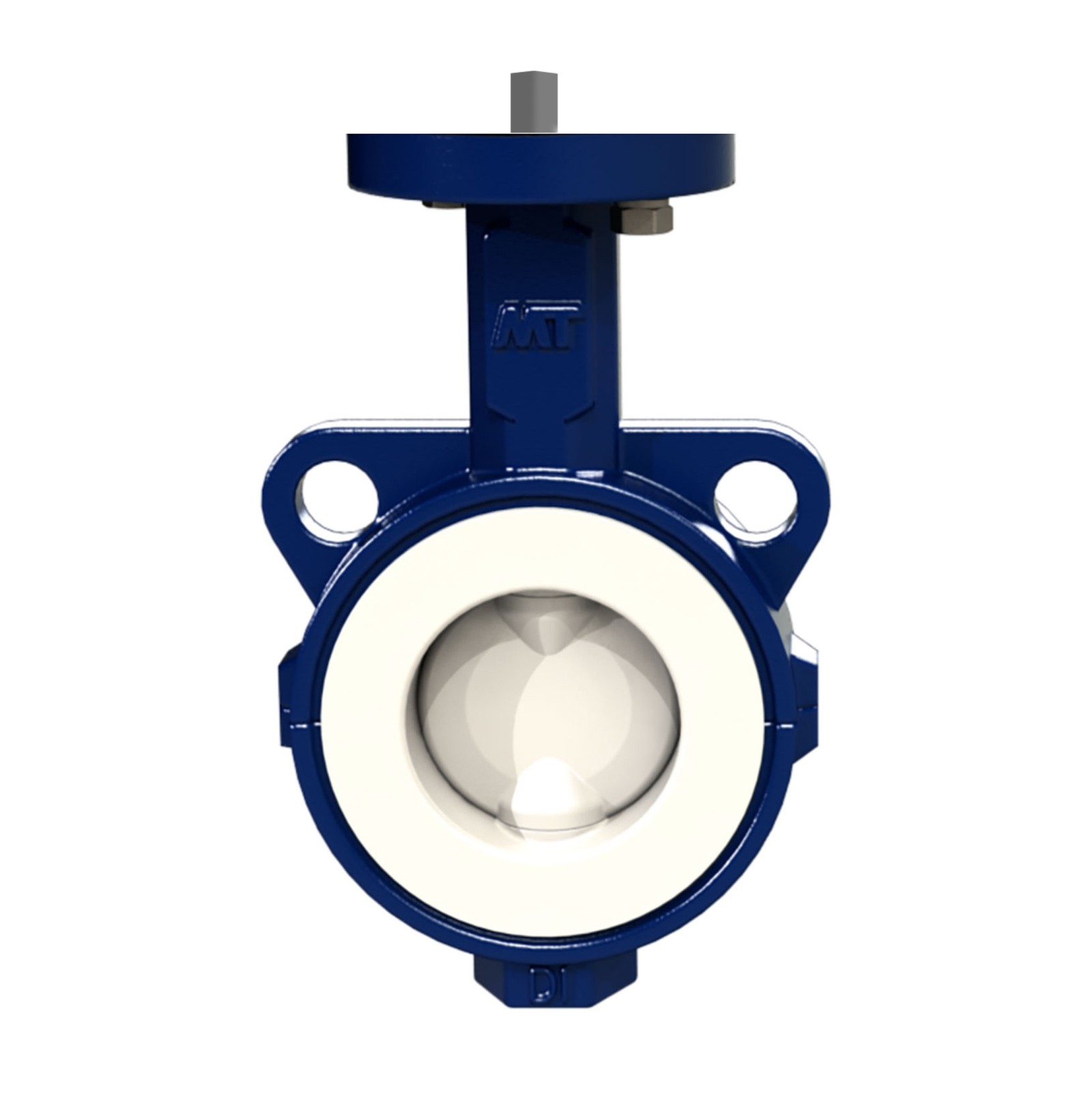 511430 Válvula De Mariposa Eje Libre Tipo Wafer, Disco Acero Inoxidable A-316 + PTFE, Asiento PTFE