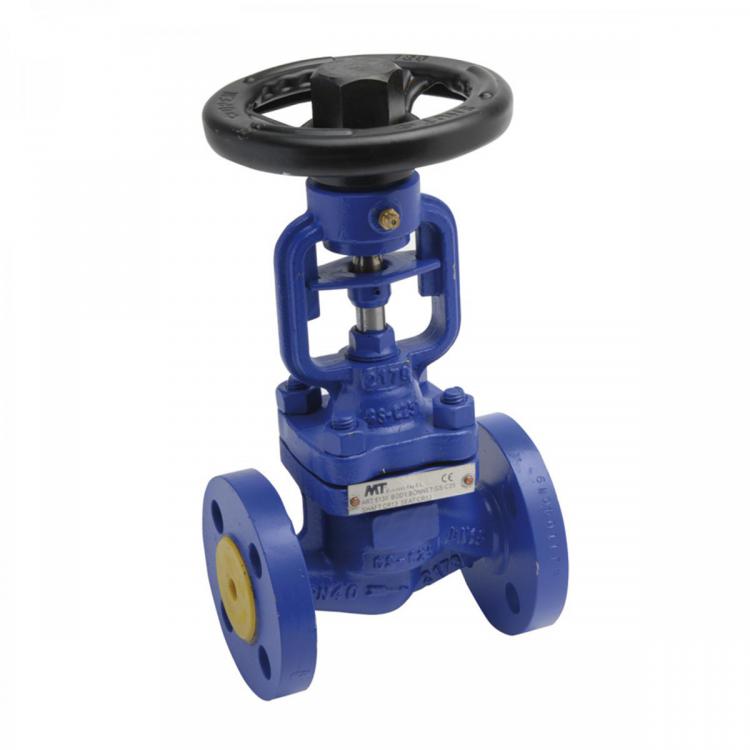 5130 Válvula De Globo Con Fuelle Embridada PN40