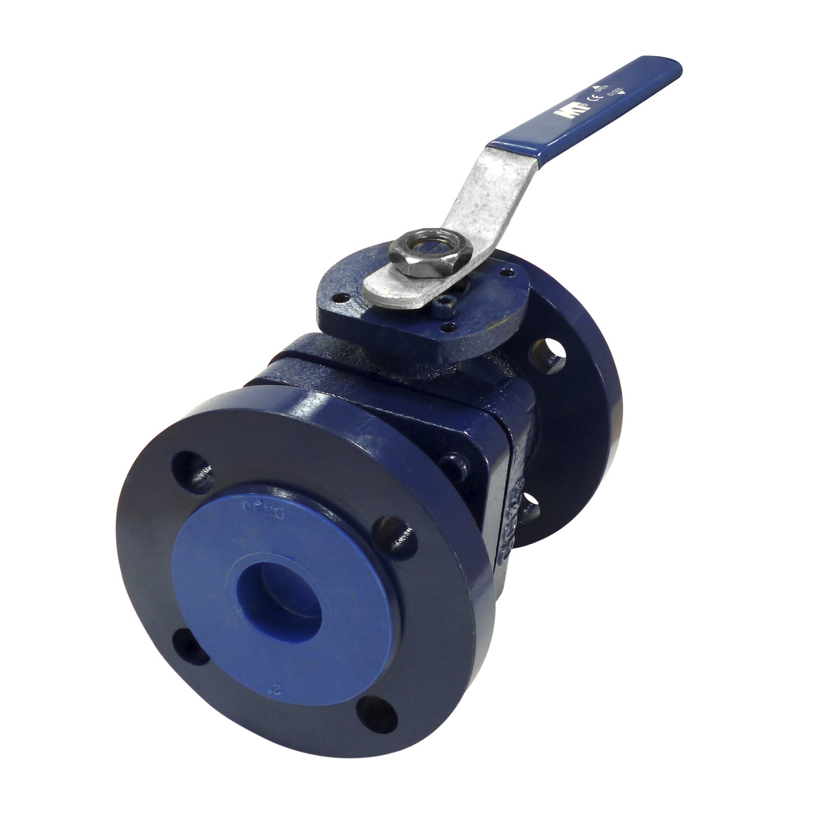 5137 Válvula Esfera Dos Piezas Paso Total Fundición Bridas DIN EN1092