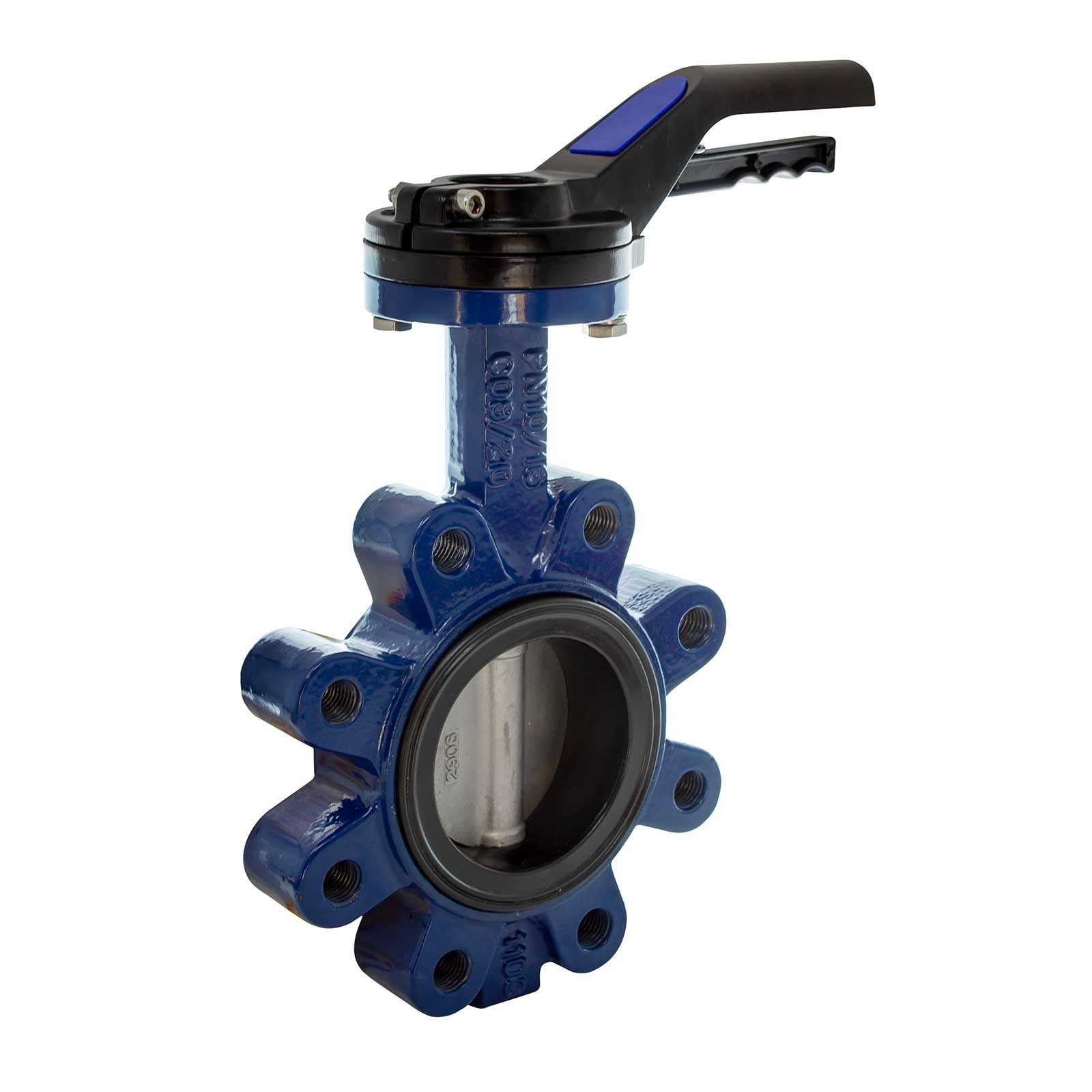 51442ANSI Válvula De Mariposa Tipo Lug, Montaje Brida ANSI, Disco Acero Inoxidable, Asiento Disco EPDM