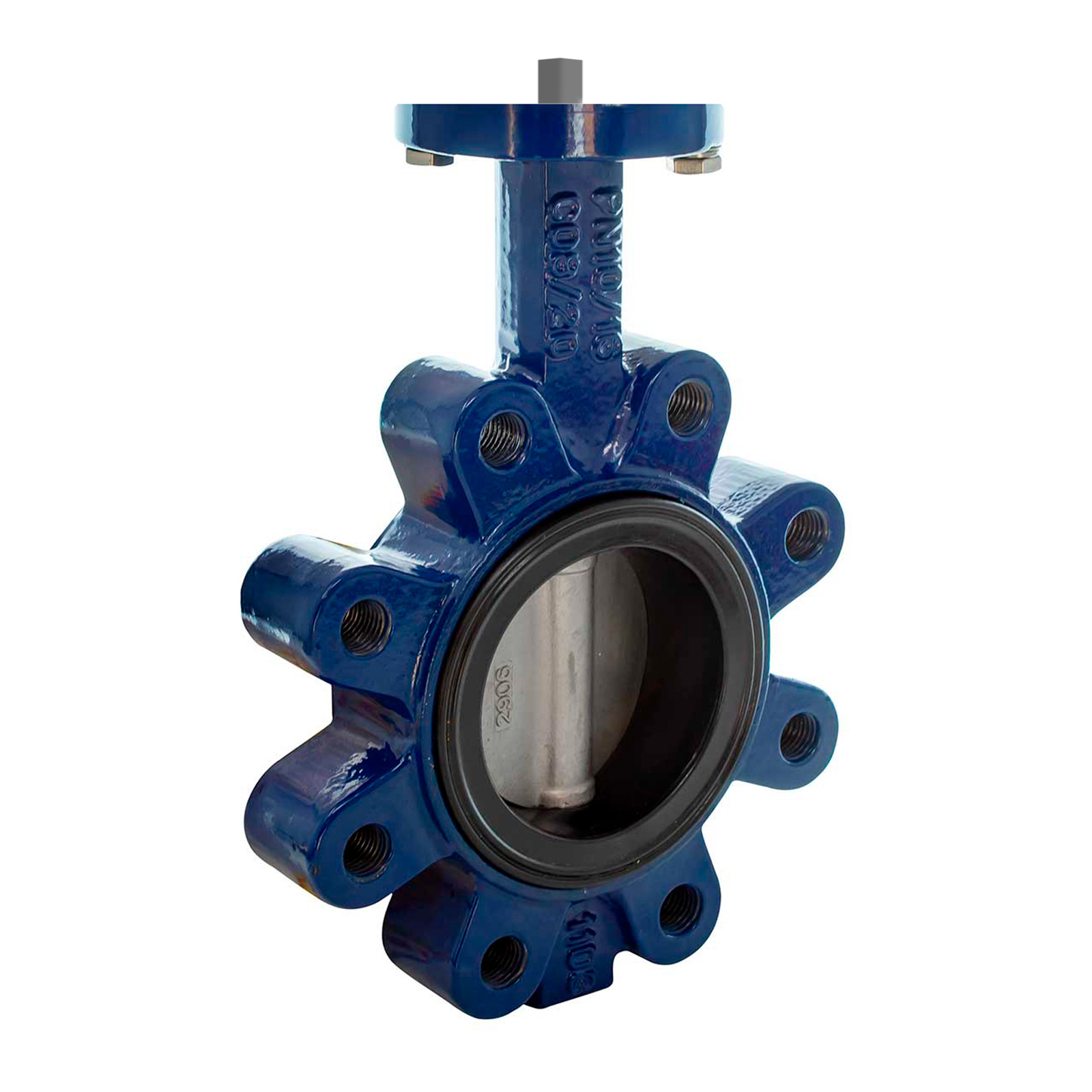 514420 Válvula De Mariposa  Eje Libre Tipo Lug, Montaje Brida EN-1092, Disco Acero Inoxidable, Asiento Disco EPDM