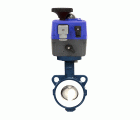 53251143 Válvula De Mariposa Tipo Wafer Disco Y Asiento PTFE Con Actuador Eléctrico Bajo Voltaje