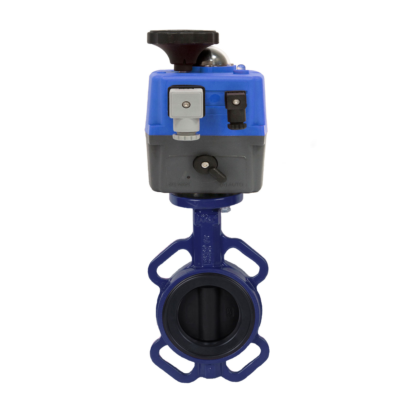 5305140 Válvula De Mariposa Tipo Wafer EPDM Disco Poliamida 11 Con Actuador Eléctrico Alto Voltaje