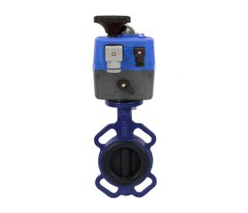 5305140 Válvula De Mariposa Tipo Wafer EPDM Disco Poliamida 11 Con Actuador Eléctrico Alto Voltaje