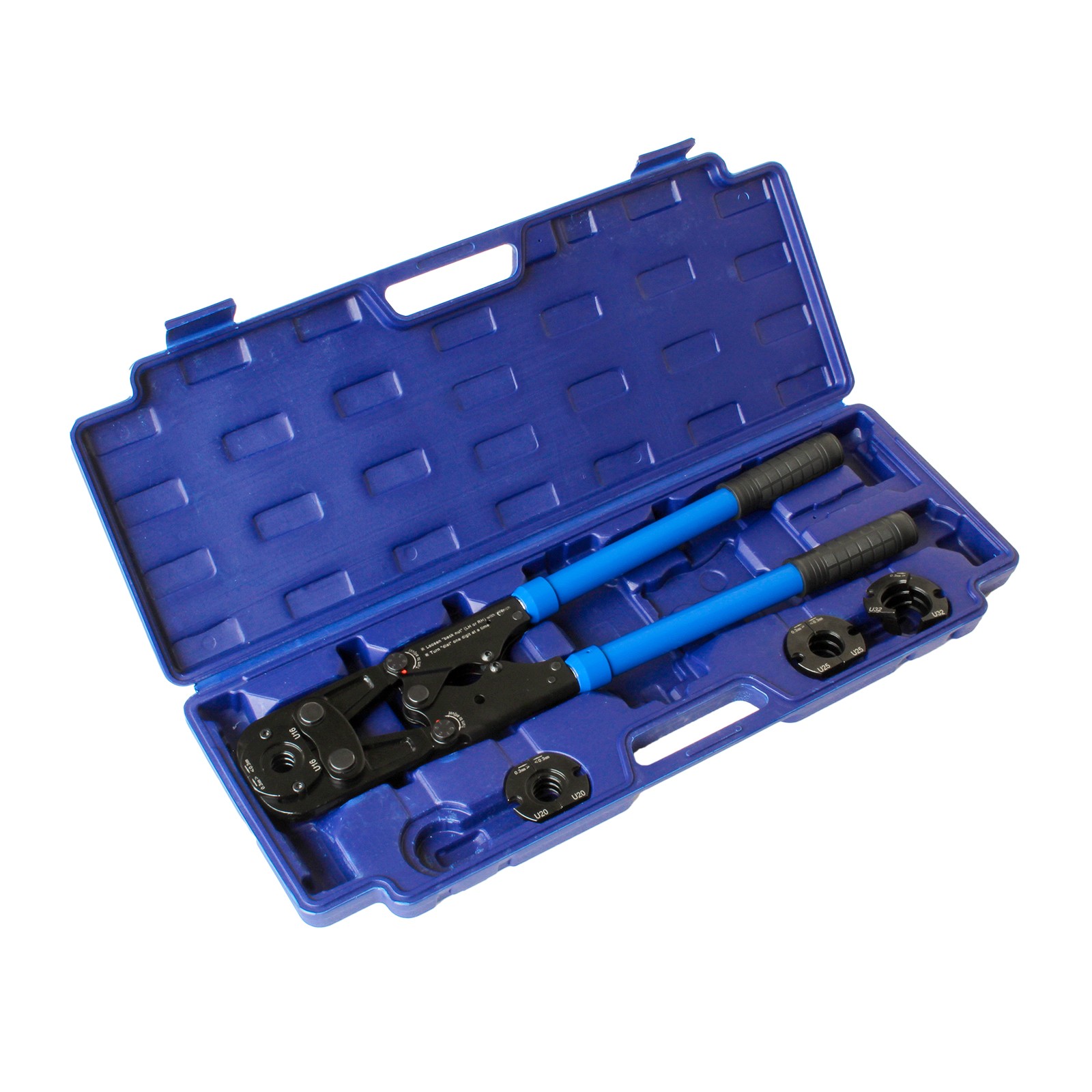 6404F Maletín con Máquina Manual Prensar Tubería Multicapa/PEX Cabezal Fijo