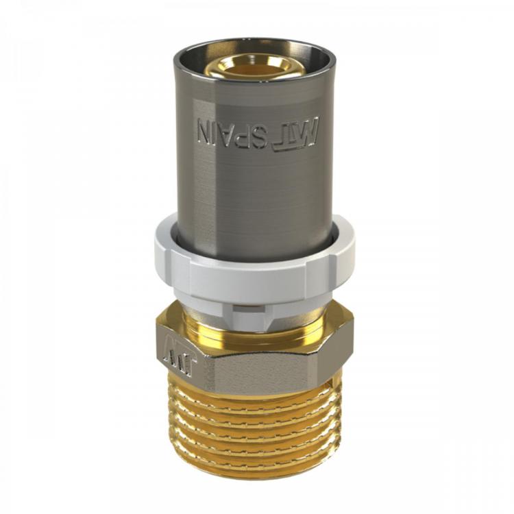 642272 Racor Recto Macho Multicapa Prensar