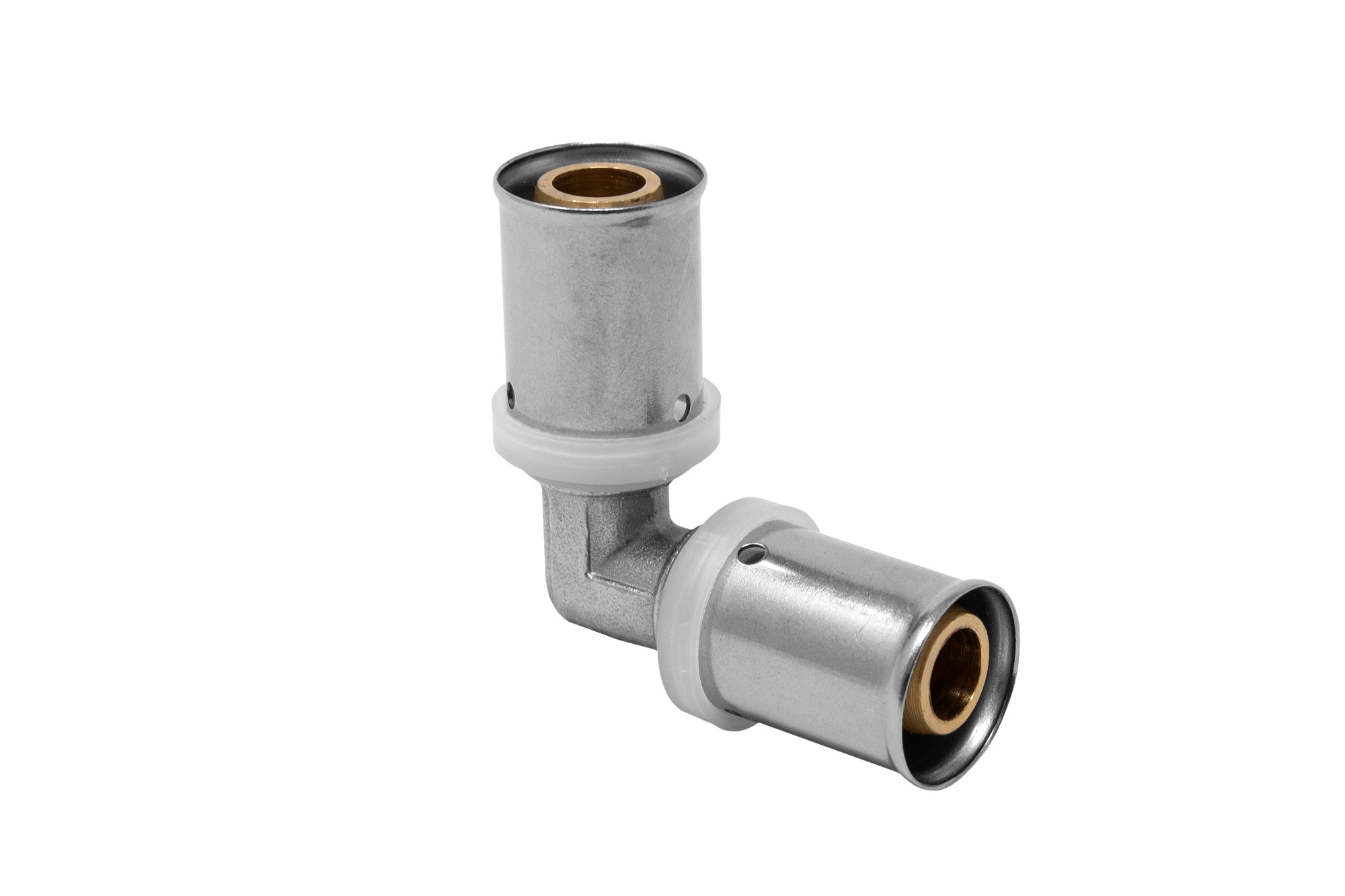 647090 Codo 90º Multicapa Prensar Tipo U Rojo