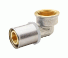 647091Q Codo Hembra 90º Multicapa Prensar Tipo U Blanco