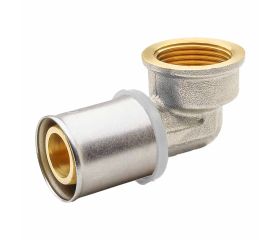 647091Q Codo Hembra 90º Multicapa Prensar Tipo U Blanco