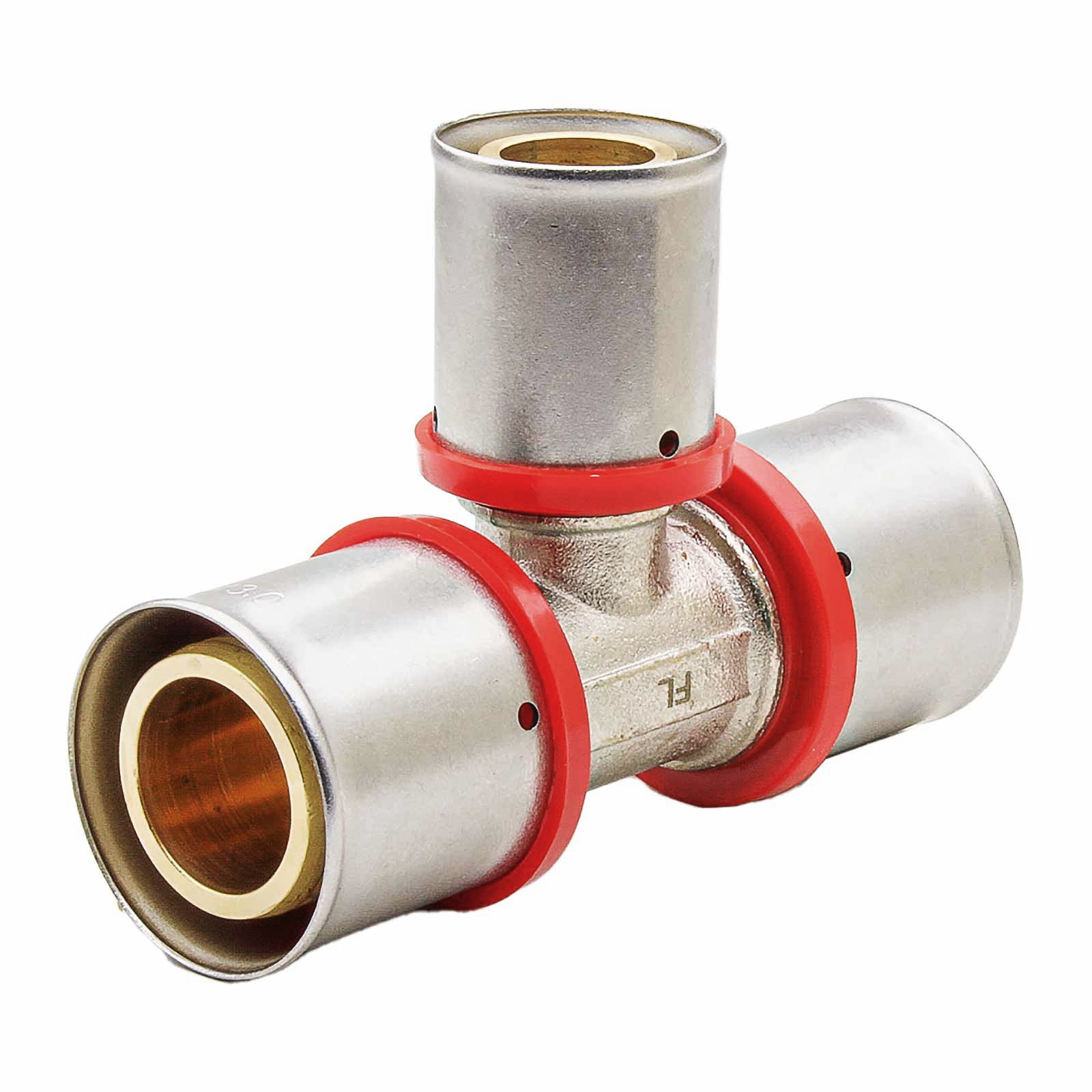 647130R Te Reducida Multicapa Prensar Tipo U Rojo