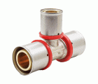 647130R Te Reducida Multicapa Prensar Tipo U Rojo