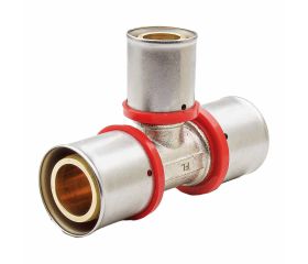647130R Te Reducida Multicapa Prensar Tipo U Rojo