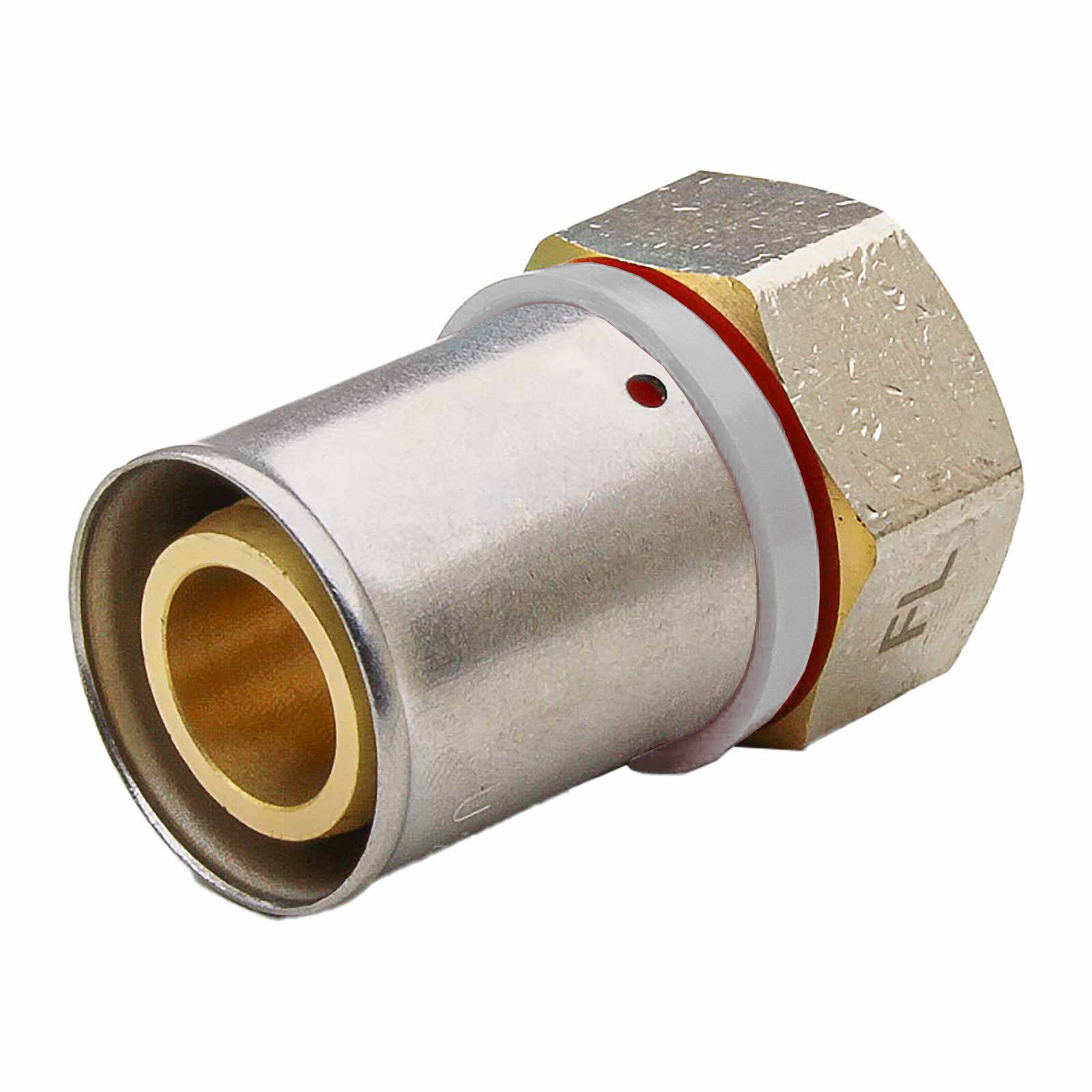 647271Q Racor Recto Hembra Multicapa Prensar Perfil U Blanco