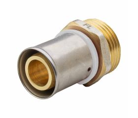647272Q Racor Recto Macho Multicapa Prensar Tipo U Blanco