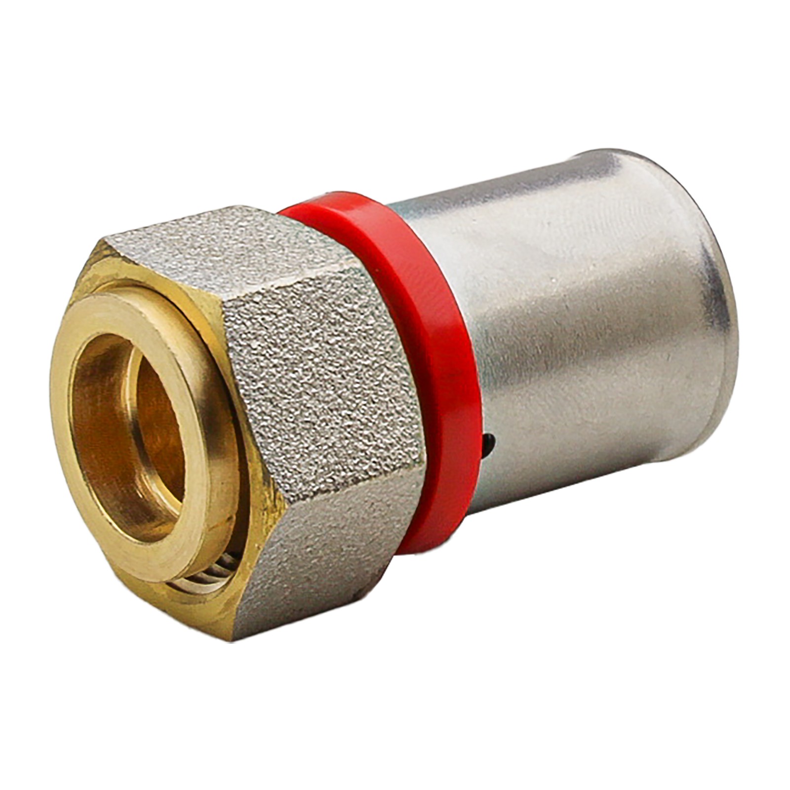 647274 Racor Hembra Tuerca Móvil Multicapa Prensar Perfil U Rojo