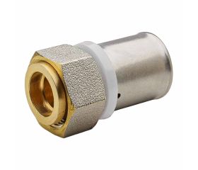 647274Q Racor Hembra Tuerca Móvil Multicapa Prensar Tipo U Blanco