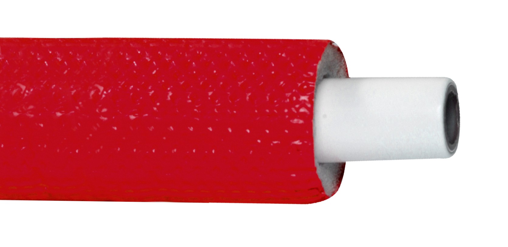 649161 Tubo Multicapa PEXb-AL-PE Aislado En Rollo Color Rojo