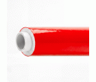 649161 Tubo Multicapa PEXb-AL-PE Aislado En Rollo Color Rojo