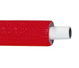 649161 Tubo Multicapa PEXb-AL-PE Aislado En Rollo Color Rojo