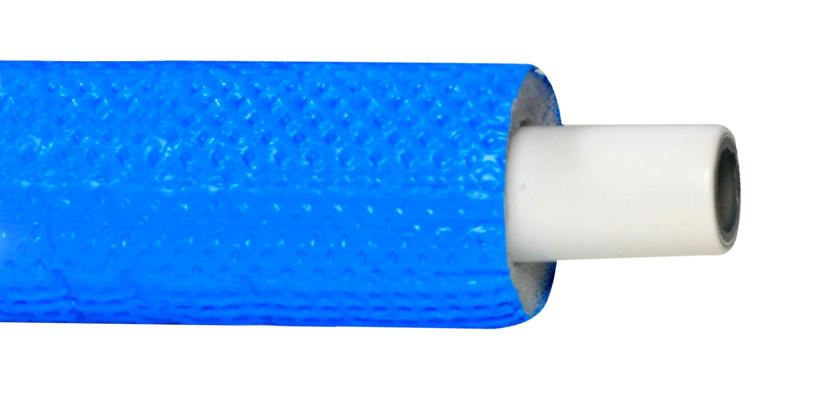 649162 Tubo Multicapa PEXb-AL-PE Aislado En Rollo Color Azul