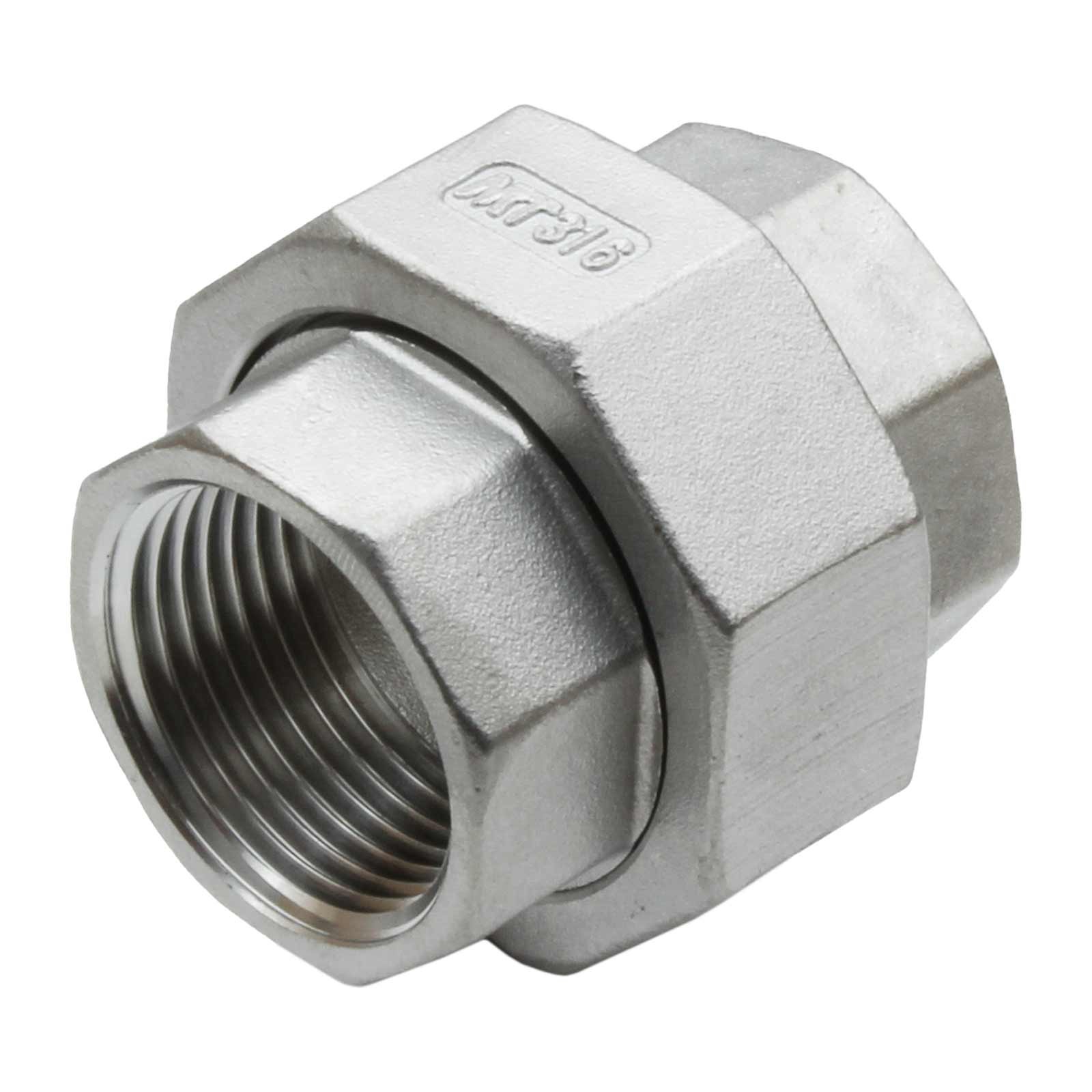 8330 Enlace 3 Piezas Junta Plana PTFE