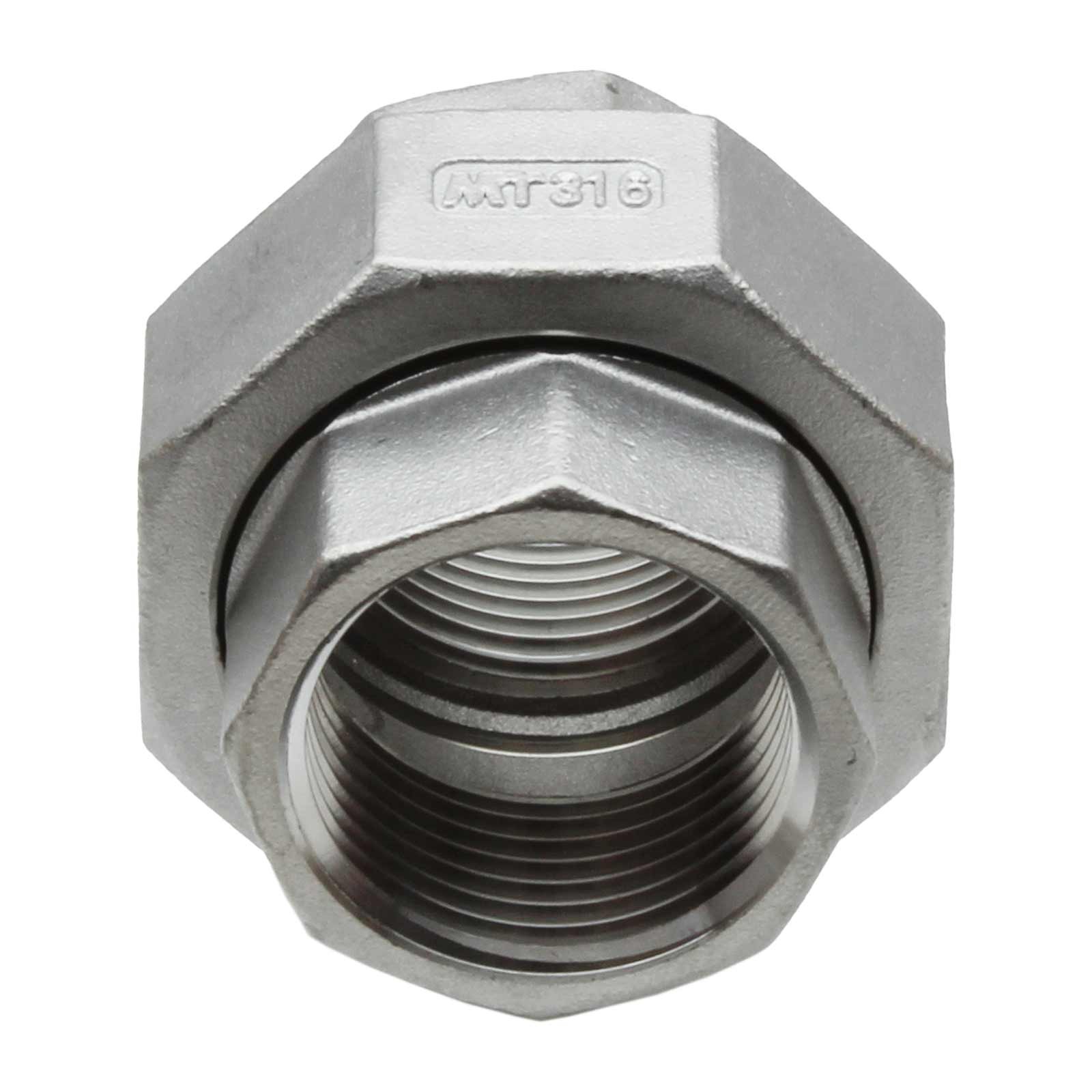 8330 Enlace 3 Piezas Junta Plana PTFE